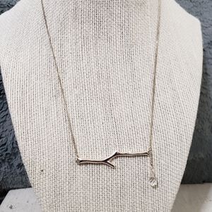 Branch and clear Sikorsky crystal necklace